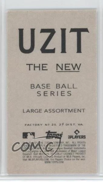 2021 Topps 206 Series 10 Uzit Back /25 Myles Straw #45 - Image 2 of 2