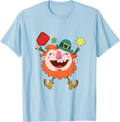 Funny And Cute Leprechaun Pickleball St Patrick's Day Unisex T-Shirt