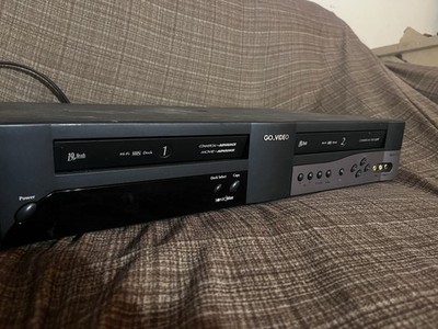 Go Video DDV3110 Dual Deck VCR 19-Head VHS Beta Video Cassette Player