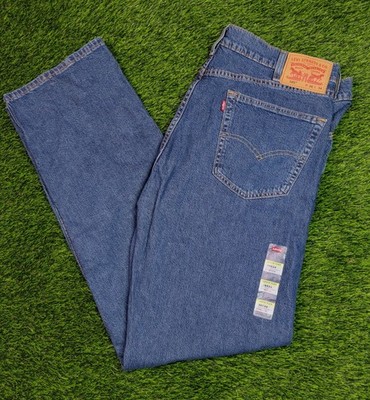 Levi s 505 Men s Stretch Flex Regular Fit Jeans 38X34 Straight Leg New 