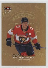2022 Upper Deck Fleer Ultra Medallions Gold 192/200 Matthew Tkachuk #M-21 00d2