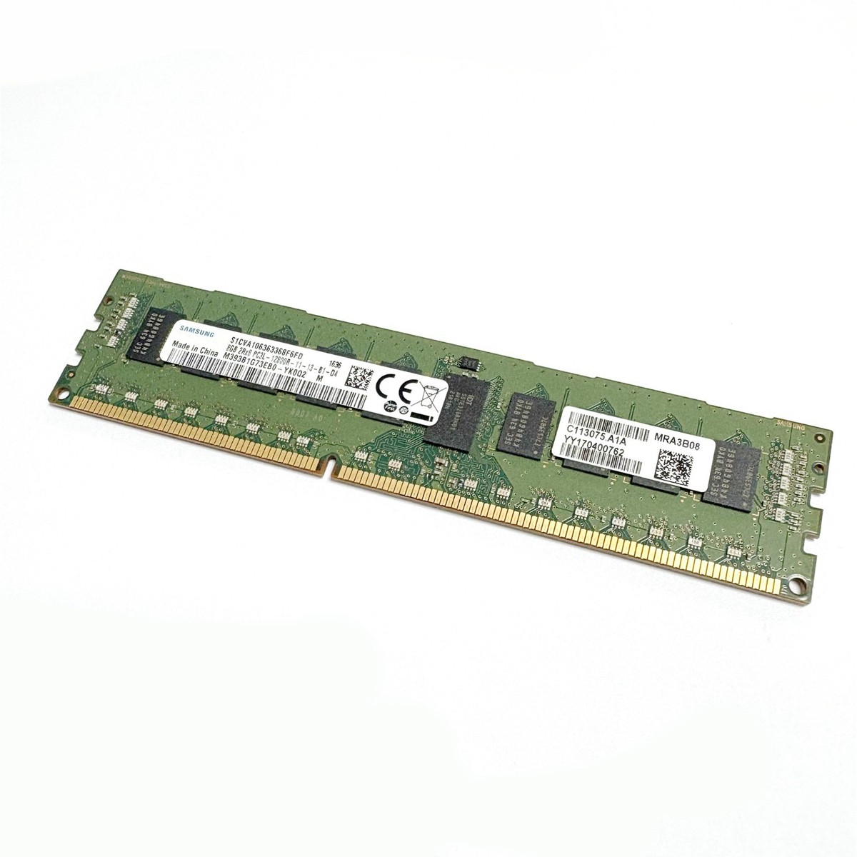 SAMSUNG M393B1G73QH0-YK0 8GB PC3L-12800R DDR3-1600 2RX8 DIMM | eBay