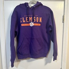Property of Clemson University Orange Adult M Hoodie - Jerzees NuBle