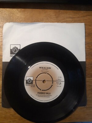 FRANKIE VALLI WE'RE ALL ALONE 45 RPM VINYL SINGLE 1976
