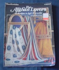 Afghan Lovers Knit Crochet Pattern Booklet No. 108 12 Designs