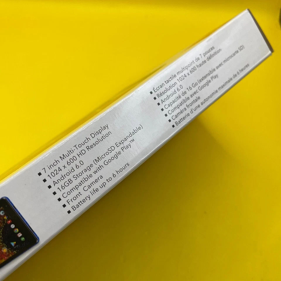 ⚡SHIPS SAME DAY⚡ RCA Voyager 7" 16GB Android 6.0  Tablet - Blue (RCT6873W42) NEW - Image 3 of 4