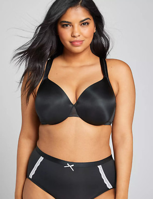 Neu Plus Cacique Lane Bryant Glatt Leicht Gefüttert Volle Abdeckung Bh Netz