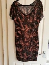 Brand new Designer McQ Alexander McQueen printed dress from SELFRIDGES size xs