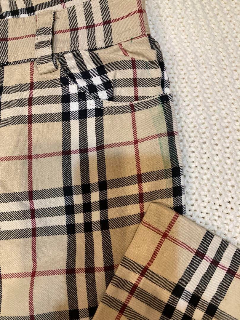 BURBERRY BLUE LABEL / ワイドパンツ/38/コットン/BEG/チェック/FQ593-205-42// Burberry Blue Label Cotton Pants color beige Nova Check Size 36