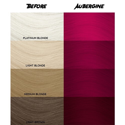 Crazy Color Semi Permanent Hair Color Cream #50 Aubergine 5.07 oz