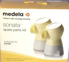 Medela Sonata Spare Parts Kit 68054 New Sealed for Double Breastpump Connectors