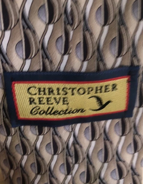 Christopher Reeve 系列 100% 真丝领带 Glenn Close Hamlet ~EUC ~ — 第 3/4 张图片