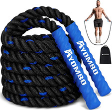 Jump Rope, Weighted Jump Rope for Fitness, Heavy Jump Ropes for Men Women Kids,