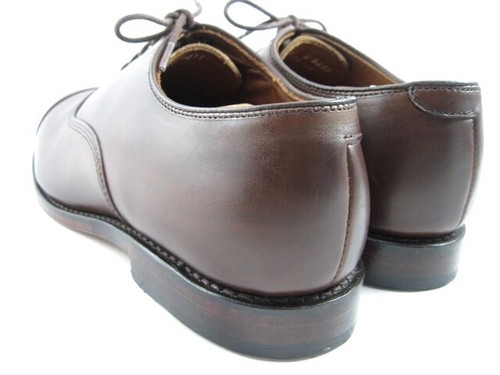 Allen Edmonds "PARK AVENUE" Men's Cap-Toe Oxfords 9.5 E Mahogany WORN ONCE(570N - Picture 6 of 11