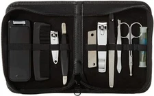 PERRY ELLIS PORTFOLIO 10 Piece Grooming Kit & Case