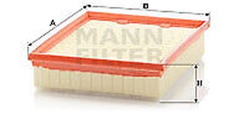 C 25 109/1 Mann-Filter Luftfilter FüR Renault-image