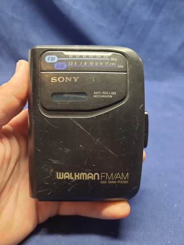 Vintage Sony Walkman WM FX101 Portable Cassette Player AM/FM Radio Works