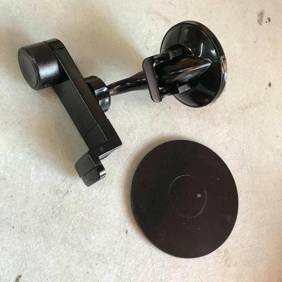 Adjustable Cell Phone Car Mount Hand Free with Suction Cup For Windshield Black - Image 3 of 4