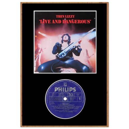 THIN LIZZY LIVE AND DANGEROUS IRISH RECORD DISPLAY POSTER Classic Semi-Glossy Pa - Picture 3 of 5