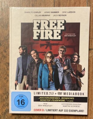 Free Fire Limited Mediabook Blu-ray + DVD - Neu & Verschweißt