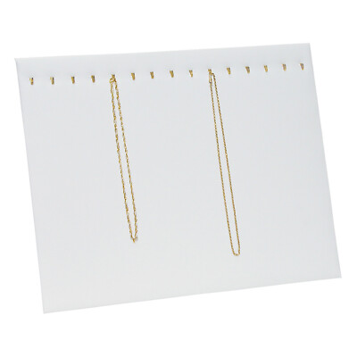 Faux Leather Mannequin Jewelry Necklace Display Holder Neck Bust