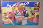 VINTAGE 1988 Barbie And Skipper Game Room Mattel Arco