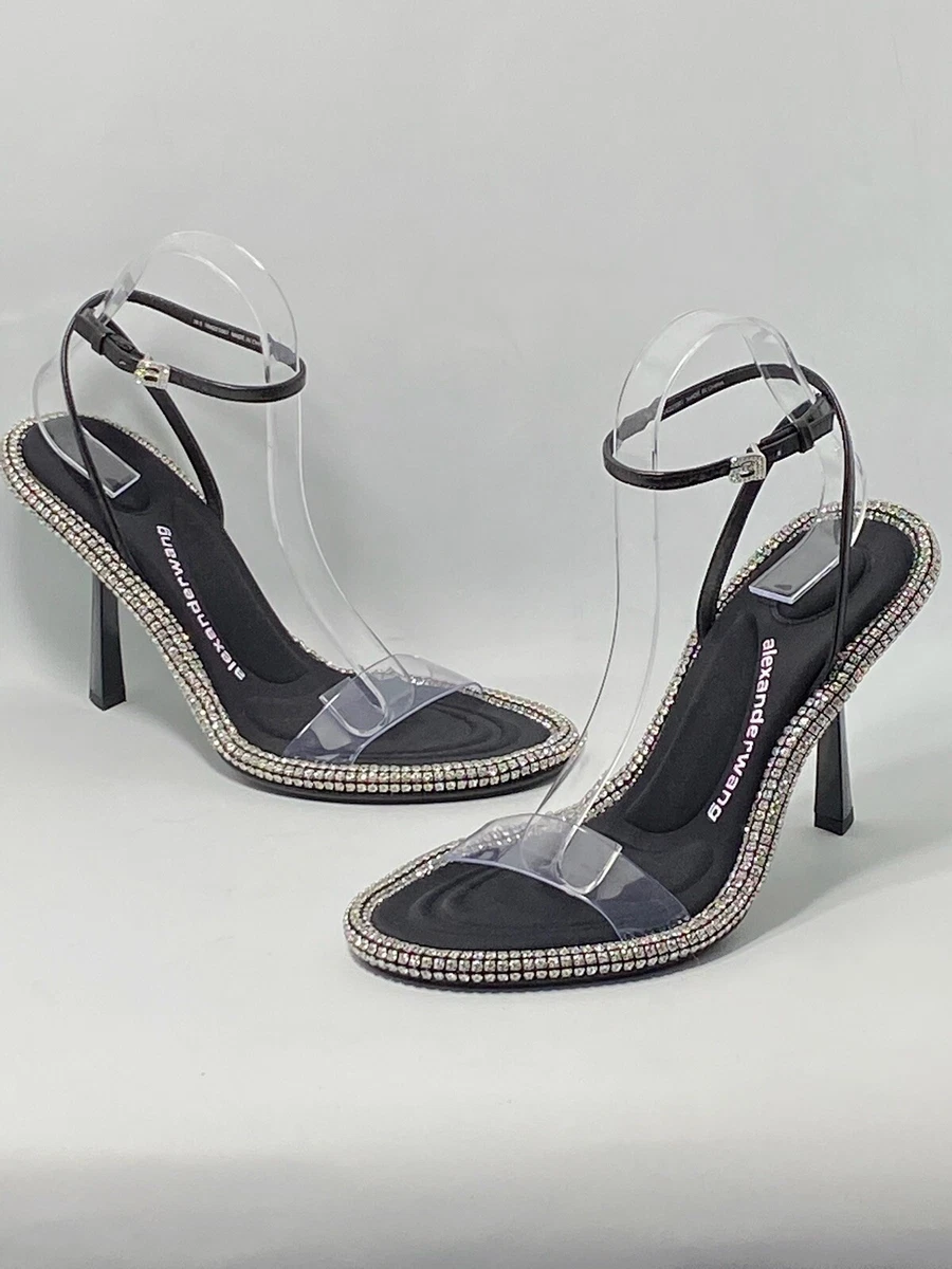 Alexander wang crystal clearance sandals