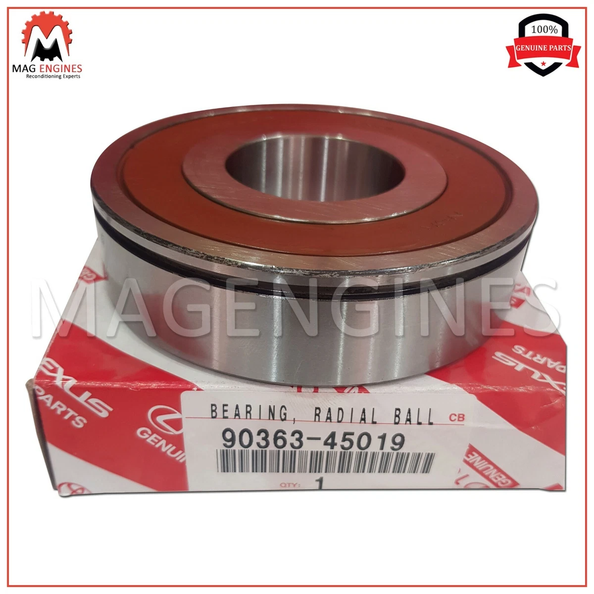 90363-45019 GENUINE OEM BEARING (FOR OUTPUT SHAFT CENTER  