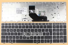New for HP Probook 6570B 6575B Keyboard Spanish Teclado Silver Frame Black