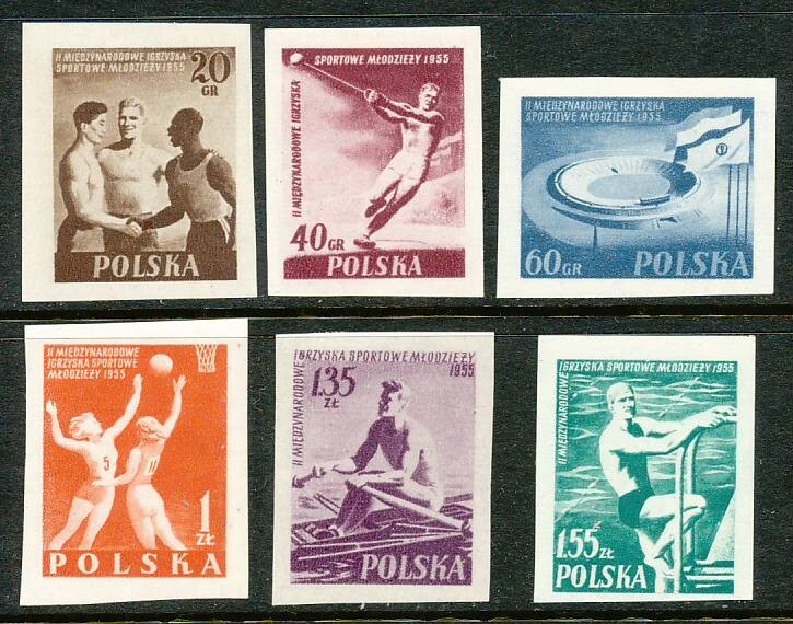 POLAND1955 SC 699704 FI 79095 IMPERF,MNH eBay