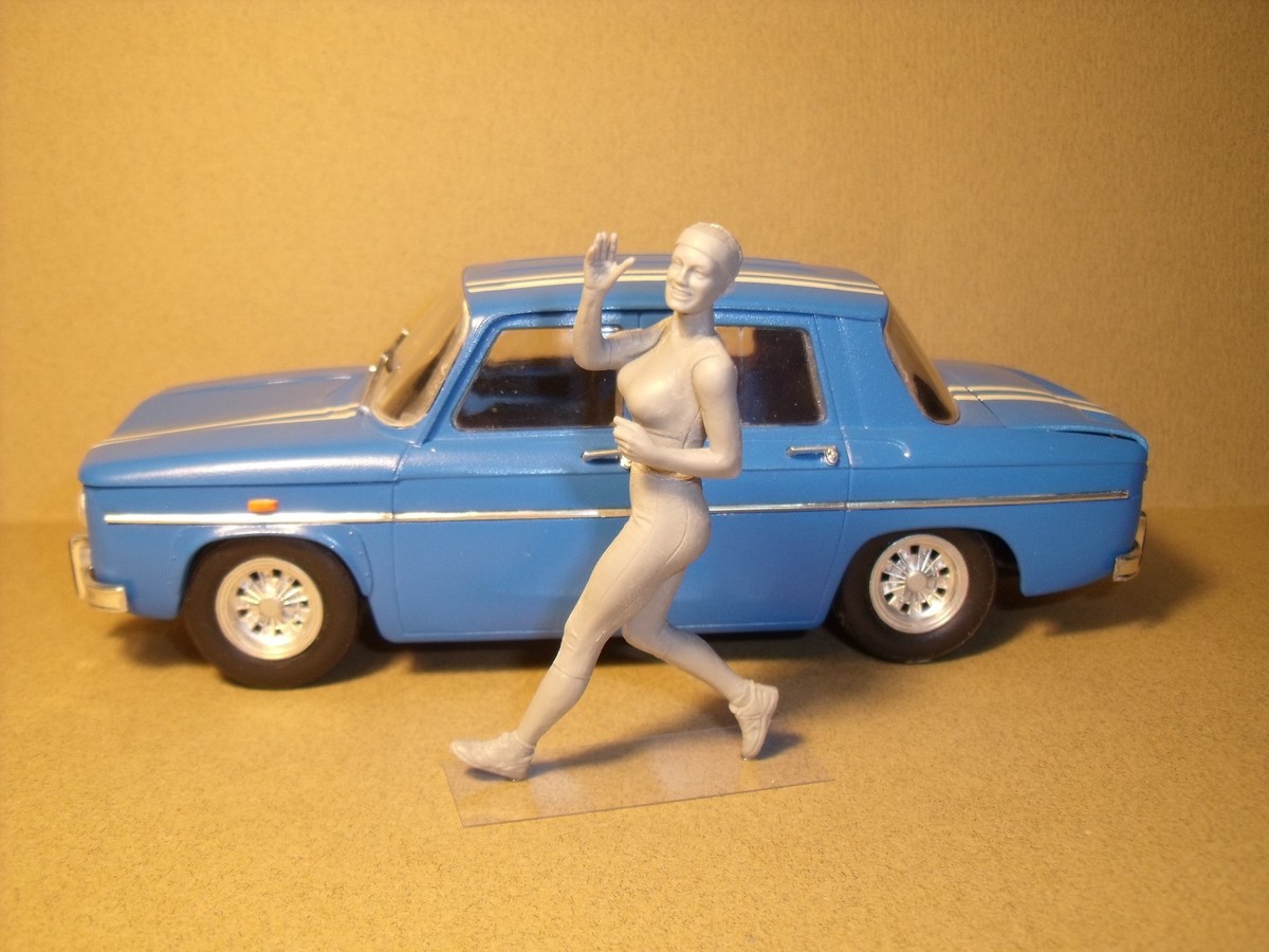 FIGURINE 1/18 Roger Moore Vroom Peint For Autoart Norev