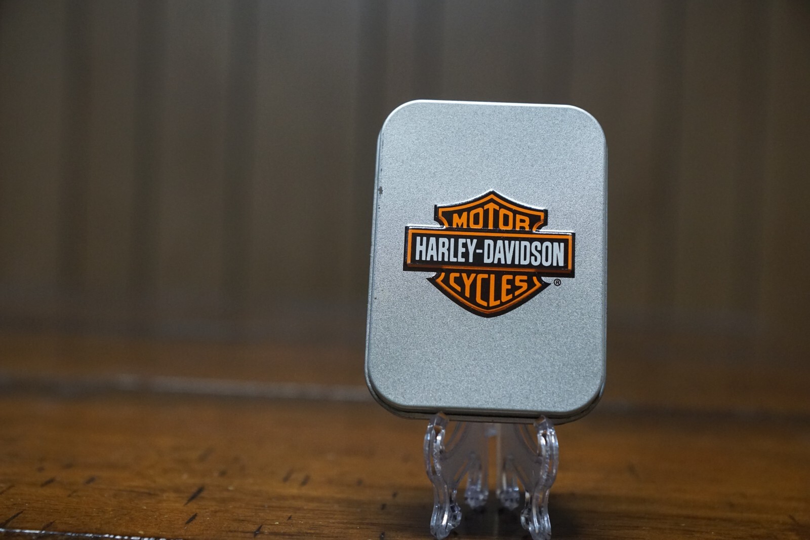 HARLEY DAVIDSON EAGLE STARS & STRIPES EMBLEM PEWTER ZIPPO LIGHTER MINT 2001
