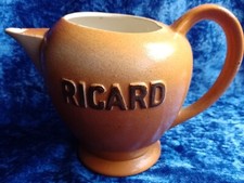 Ricard Krug + 2 Gl&auml;ser Pitcher gross+selten H&ouml;he 14cm D= 14cm