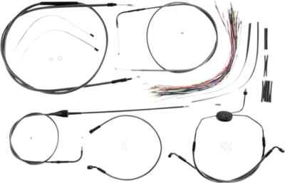 KARBONFIBR Control Cable Install Kit 15-17 ABS Harley Ultra Limited Low 17-20