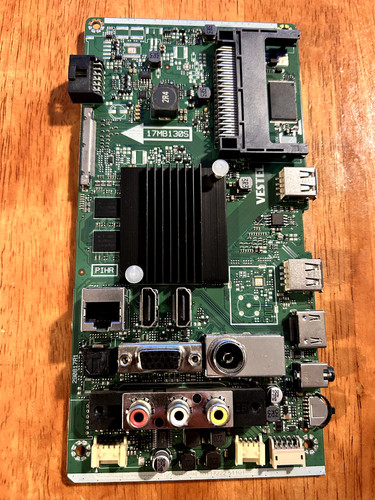 HAUPTPLATINE 17MB130 23516669 FÜR 43" HITACHI 43HK25T74U LED TV, VES430QNYL-2...