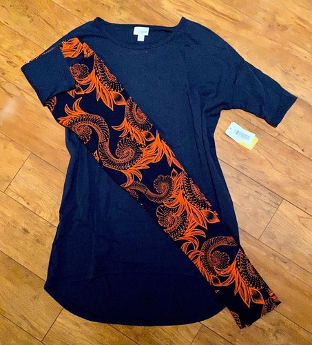 NWT Outfit OS ORANGE SCROLLS LuLaRoe 