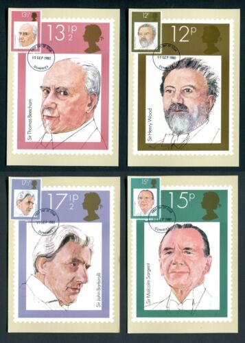 1980 PHQ. Conductors. Classical Music. Dumfries First Day Cover. SG 1130-1133 - Picture 1 of 1