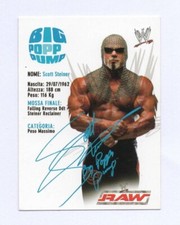 WRESTLING WWE RAW SMACKDOWN ITALY 2004 SCOTT STEINER BIG POPP PUMP #023 FOR PSA