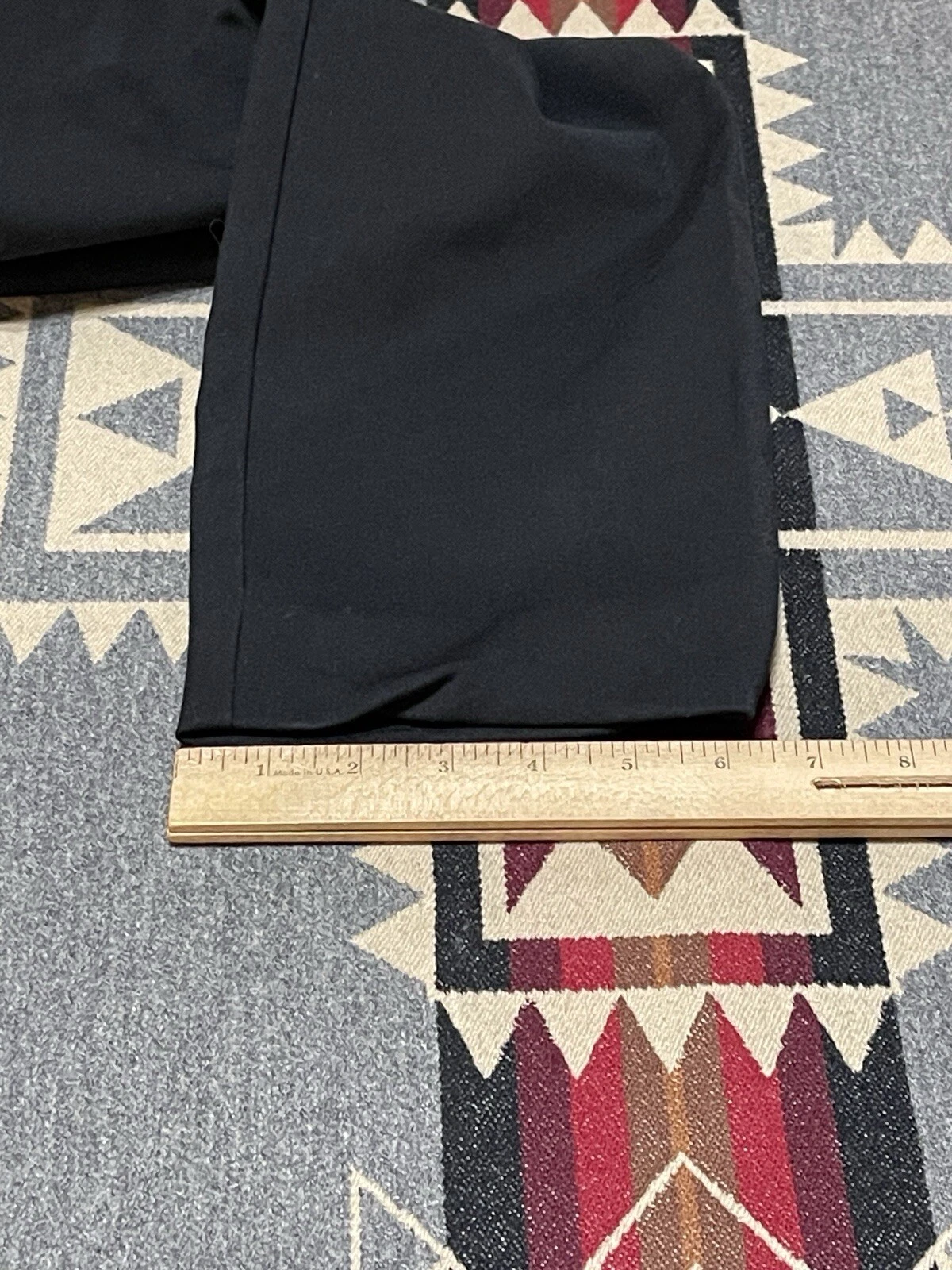 Kate Spade pantaloni neri crop donna 10 abito alla caviglia gamba affusolata T2