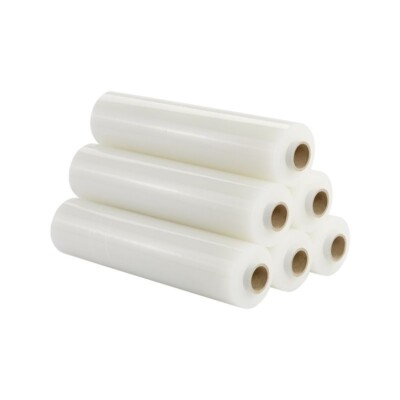 6 Rollen  Stretchfolie Handstrechfolie transparent 500 x 0,023 mm 260 mt #111433