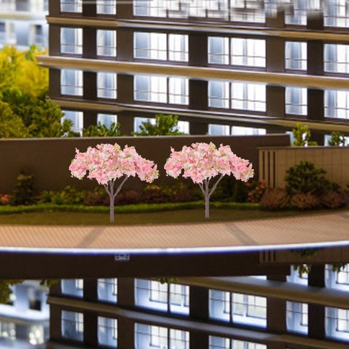 10 Pcs Cherry Blossom Tree Ornament Mini Decor Office Child Artificial - Picture 7 of 12
