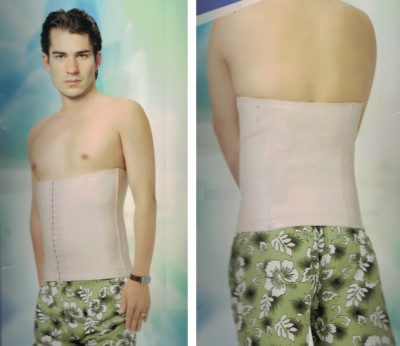 MENS EXTRA FIRM POWER SLIMMING WAIST CINCHER FLATTER TUMMY REDUCER SHAPER 