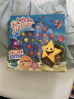 Pressman Let's Go Fishin' Deluxe edition fishing Game