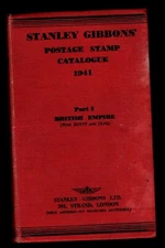 STANLEY GIBBONS POSTAGE STAMP CATALOGUE 1941 - PART 1ST BRITISH EMPIRE