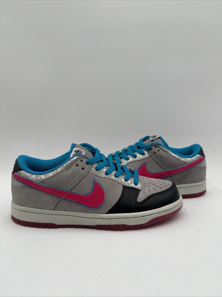 Nike Dunk Low 6.0 Grey Pink Blue 2008 Size 8.5 Brand New