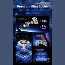 Compact USB Phone Cooler with Magnetic Attachment and RGB Light Effect