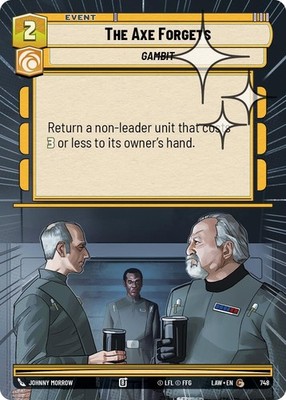 The Axe Forgets (748) (Hyperspace Foil) - Near Mint Foil Star Wars: Unlimited