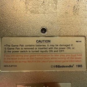 ZELDA II The Adventure of LINK Nintendo NES Video Game Cartridge w/Original Case