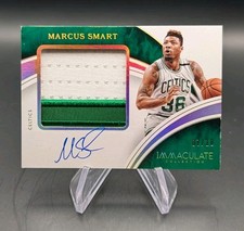 2015-16 Panini Immaculate Collection Premium Patches Auto Marcus Smart Gold /10