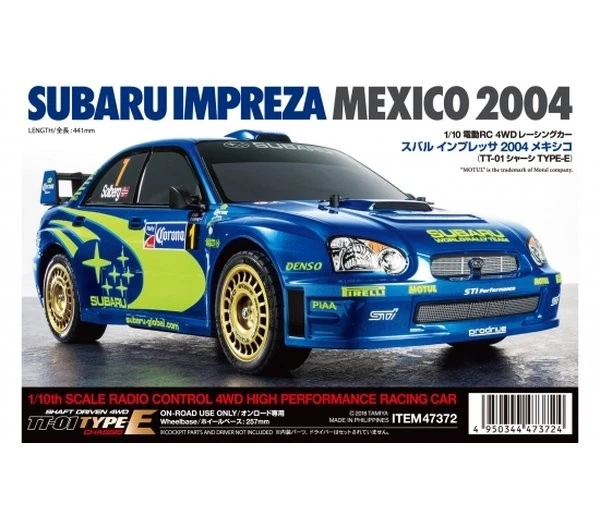 Tamiya 47372 1:10 RC Subaru Impreza WRX 2004 (TT-01E) 300047372 - Bild 2 von 2